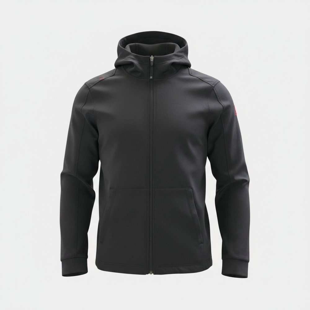Rhone Spar Full Zip Hoodie Mens Medium Black Athletic Performance Tech Jacket M